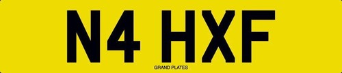 Nah number plate all - plate,