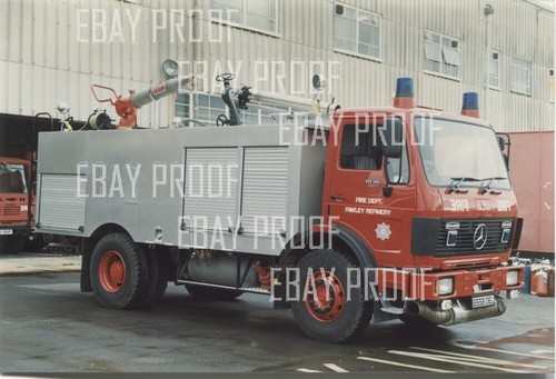 Fawley oil refinery fire - oil,