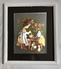 VINTAGE Framed Holly Hobbie