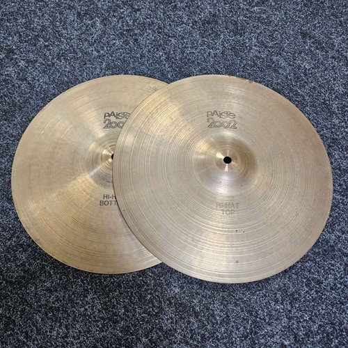 Hat cymbals paiste 2002 - cymbals,