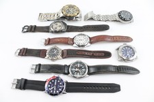 Mens Assorted Watches Invicta Timex SPARES/REPAIRS x 8