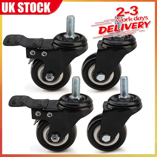 40mm threaded castor - m8,