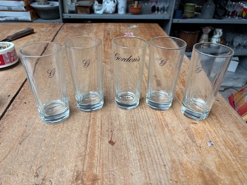 Gordon gin glasses - gin, x
