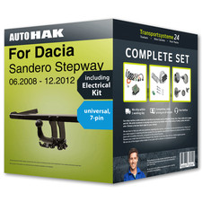 Towbar detachable for DACIA