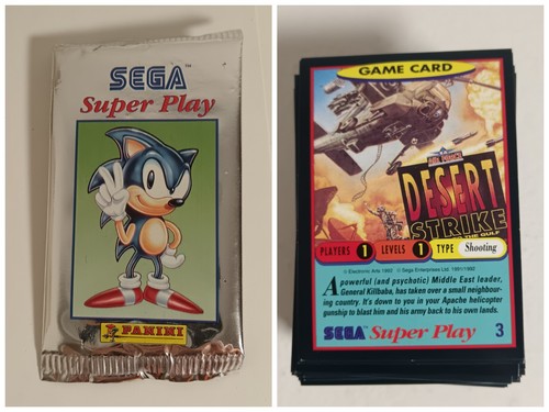 Panini sega super play - sega, cards