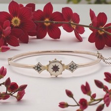 Antique Edwardian Ruby & Pearl