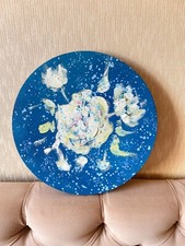 White Peonies Oil Painting