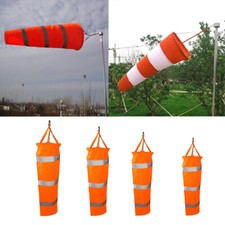 Airport Windsocks Outdoor Rainbow Wind Measurement Sock Bag with Reflective Belt