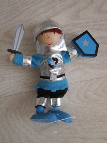 Wooden knight figure - wooden,