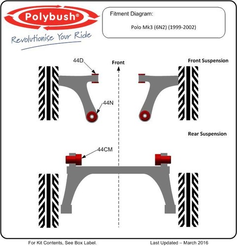 Polybush vehicle bushes for - polybush,