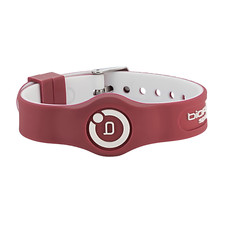 Bioflow Sport Flex Magnetic Therapy Wristband Maroon/White - From Bioflow Direct