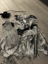 Asda George Girl   5-6yr halloween corpse bride 3pce costume