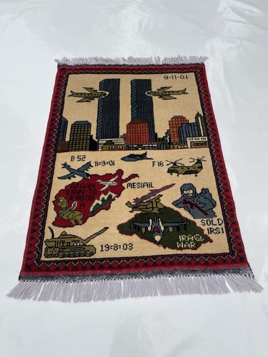 354 war rug afghan - afghan,