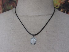 Black Cord Necklace with a