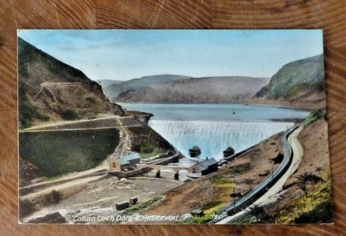 Postcard caban coch dam - postcard,