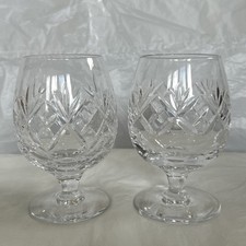 Pair royal doulton cut - doulton, crystal