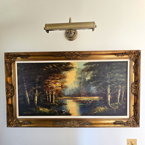 Framed realism forest - realism,