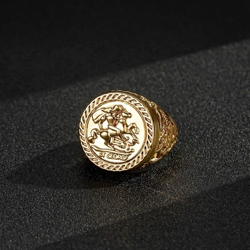 Gold 18k george dragon - gold,