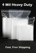 Clear Zip Seal Plastic Bags