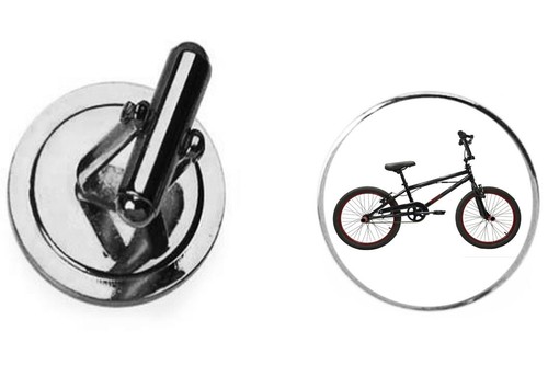 Bmx trick bike dome cufflinks - trick,