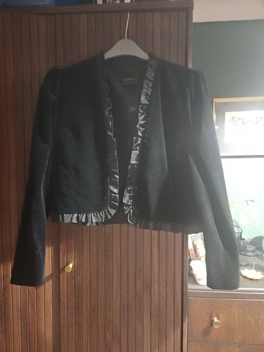 Kerena velvet crop jacket - kerena, size