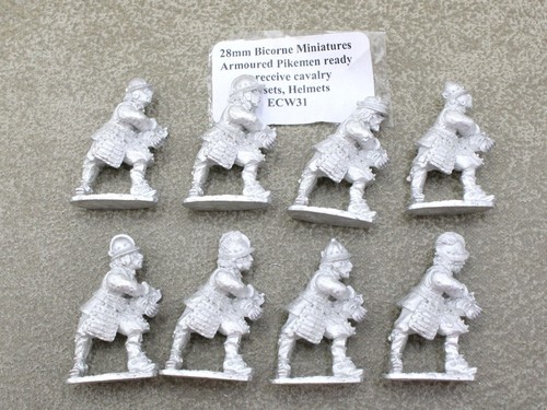 28mm ecw armoured pikemen - 28mm,