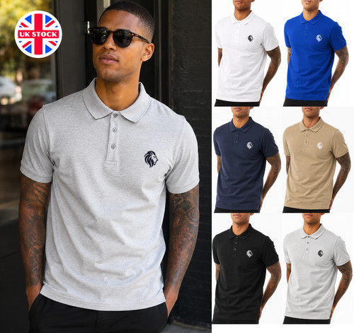 Men pique polo shirt - polo,