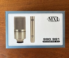 MXL 990/991 Condenser Microphone Set with Case. Original. Used. Excellent Shape