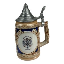 Gerz German Beer Stein Pewter