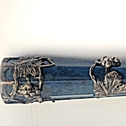 Antique silver lapis - antique,