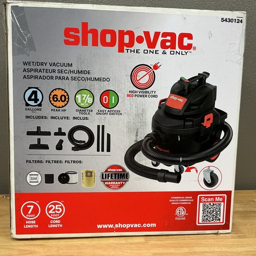 Shop vac gallon peak - peak, hp