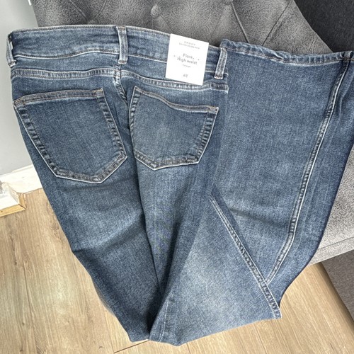 High waist flared - high,