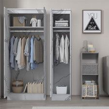 ZITA White Marble Effct 2 Door