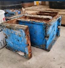 Concrete Moulds*Solid Steel With Plates And Clips*6x6x6 Inches,Post Moulds 