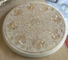 White marble table top - table,