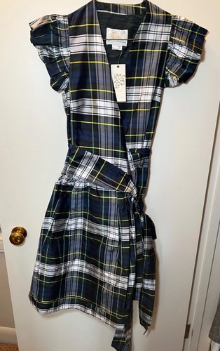 Nwt anthro silk tartan - anthro,