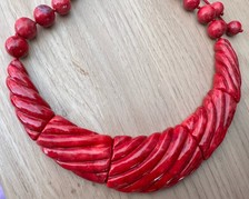 Lola Rose Statement Red  Necklace