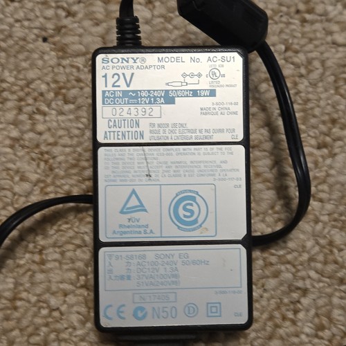 Sony 12v adapter power - sony, ac