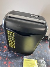 Amazon Basics Paper & Credit Card Shredder Cross Cut-5-6 Sheet 14.3L Bin  