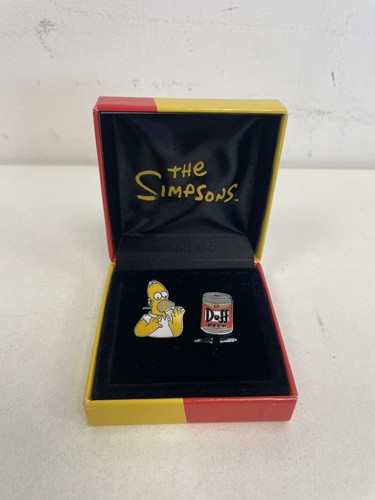 The simpsons cuff links - the,