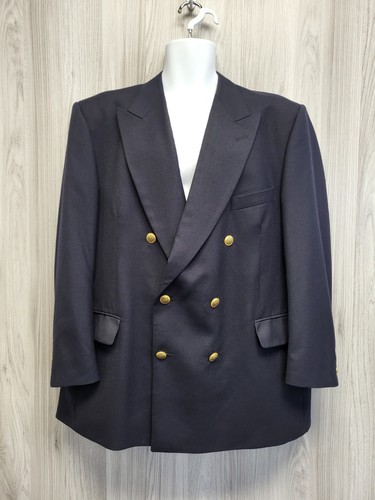 Vintage harrods navy blue wool - vintage,