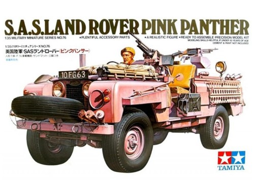 Tamiya land rover pink - land, panther