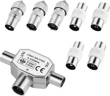 TV Aerial Splitter 2 Way with