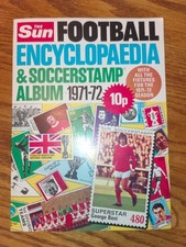 The Sun Football Encyclopaedia & Soccerstamp Album 1971-1972  -  Empty