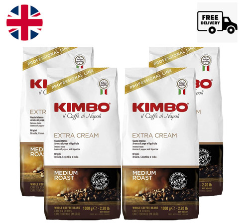 Kimbo extra cream coffee beans - extra,