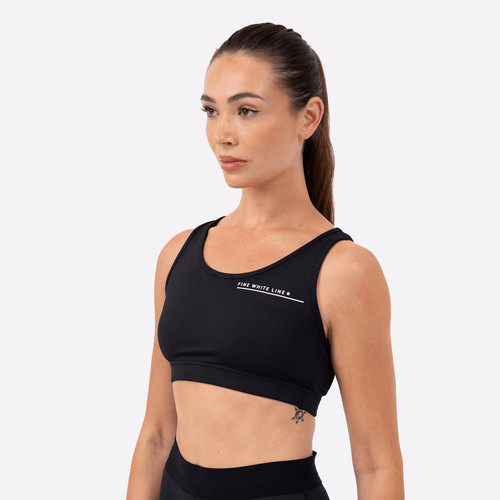 Women aquila black sport bra - women's,