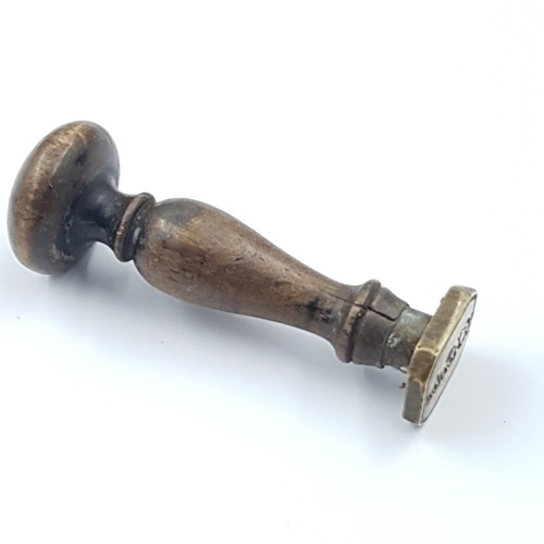 Antique letter seal turned - letter,
