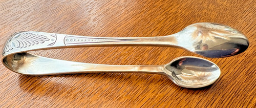 Spoon sugar tongs vintage - spoon,