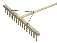 Traditional Wooden Hay Rake -
