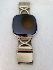 Fitbit Sense Health & Fitness Smartwatch GPS Small Large Graphite/Black Gold